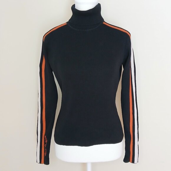 Harley-Davidson Sweaters - Harley Davidson Y2K Ribbed Turtleneck Sweater Size Small